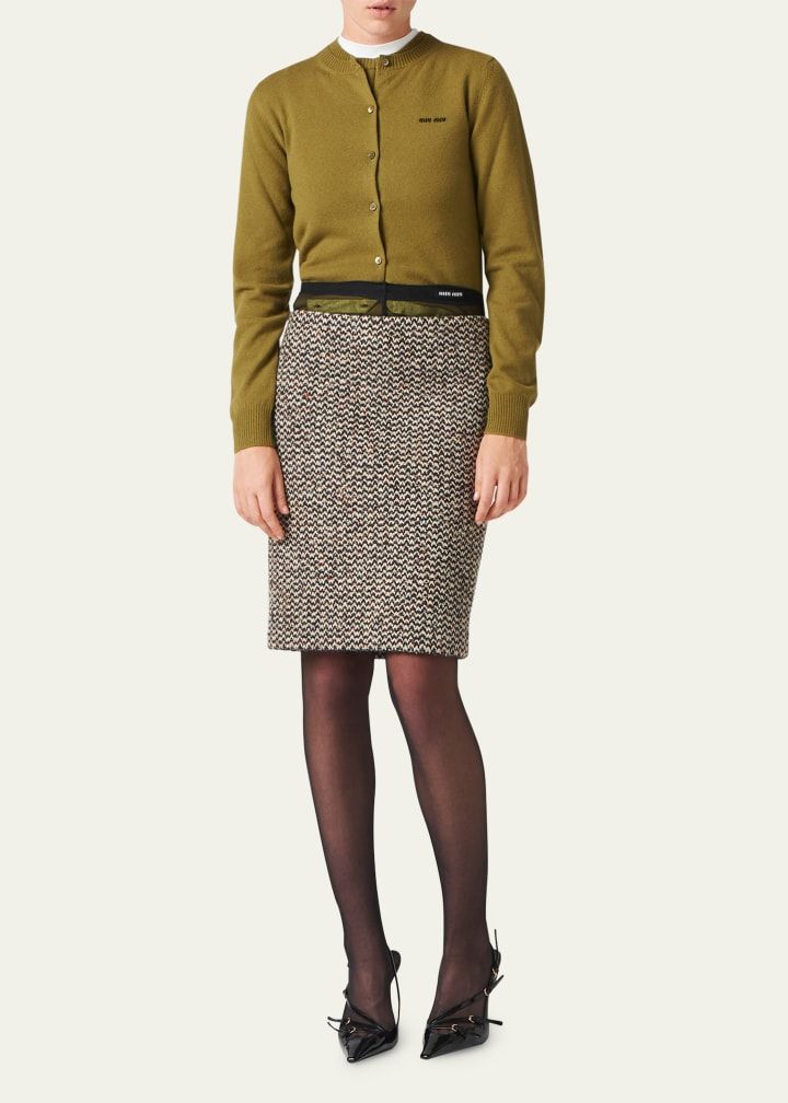 Tweed Pencil Skirt