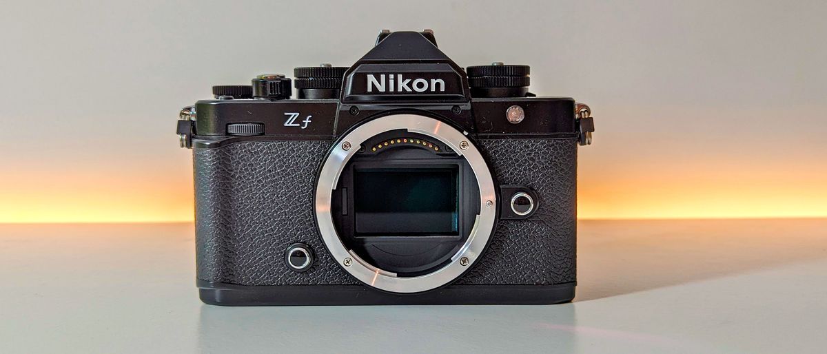 Nikon Zf on a white table