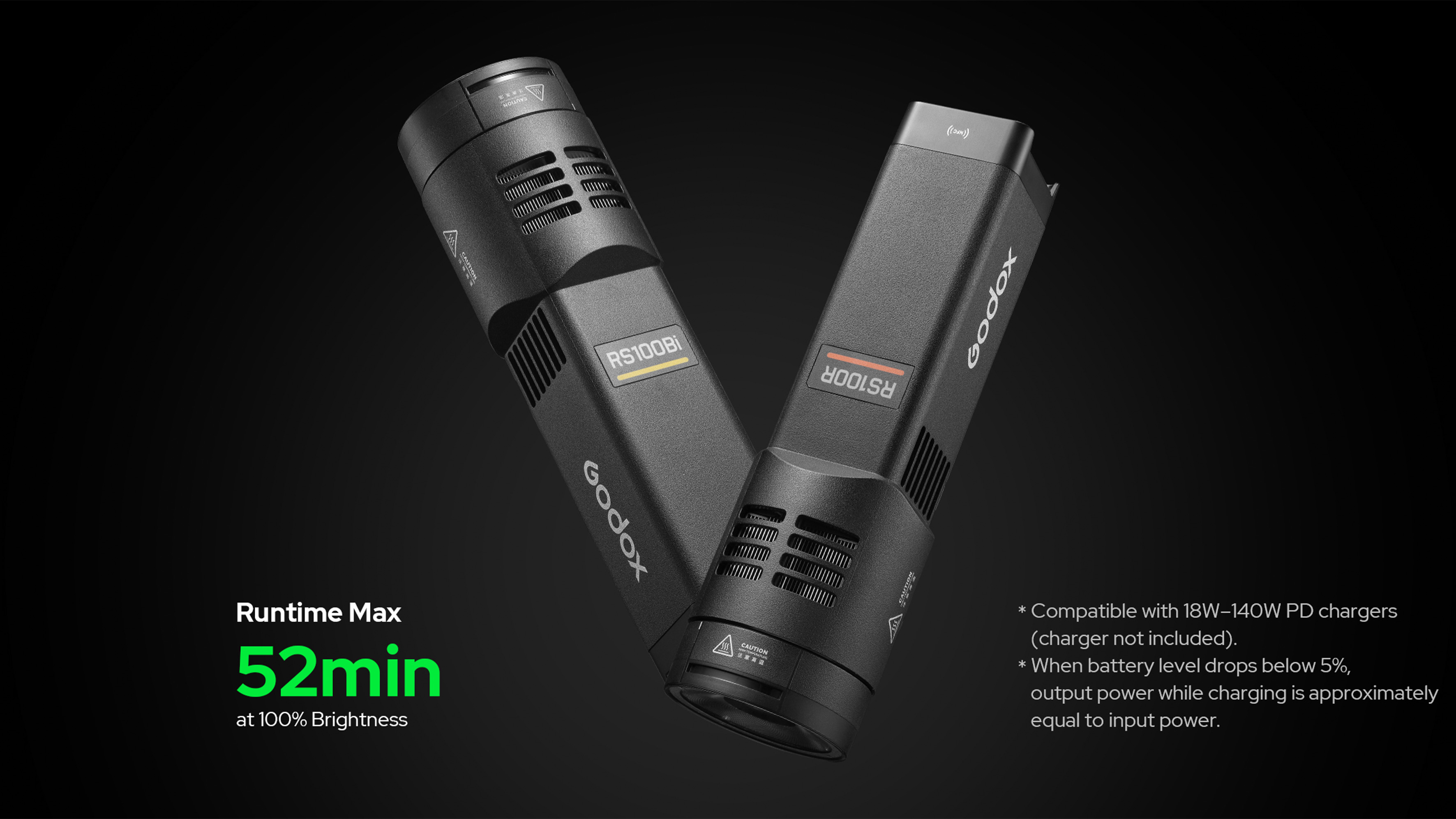 A portable studio lighting system.