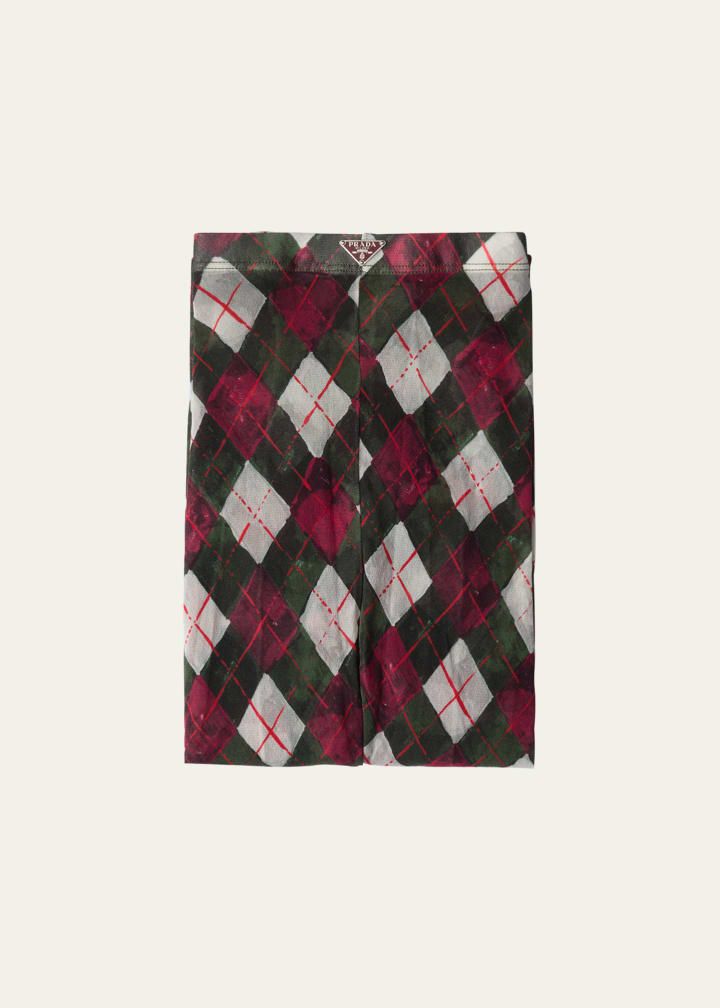 Argyle Tulle Tights