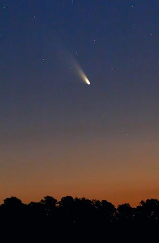 Comet Pan-STARRS Seen in Buenos Aires