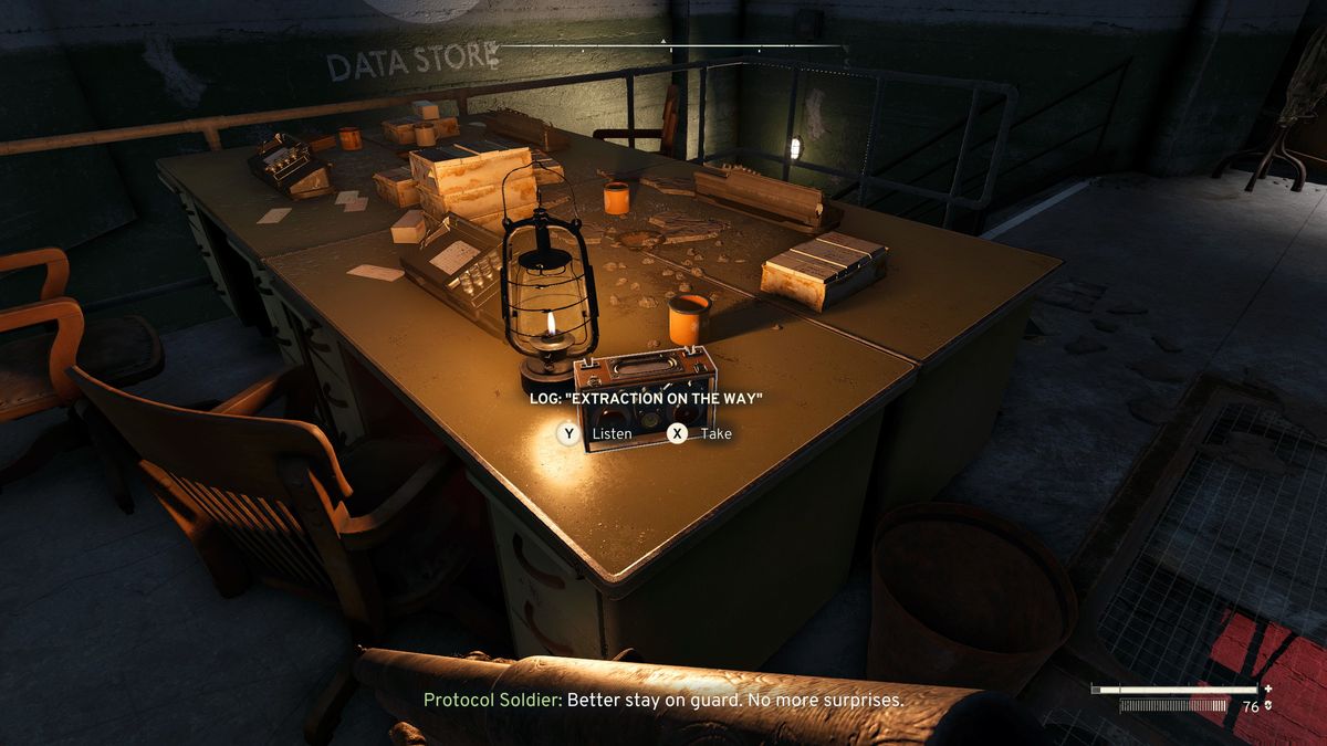 Atomfall endings - Joyce extraction message