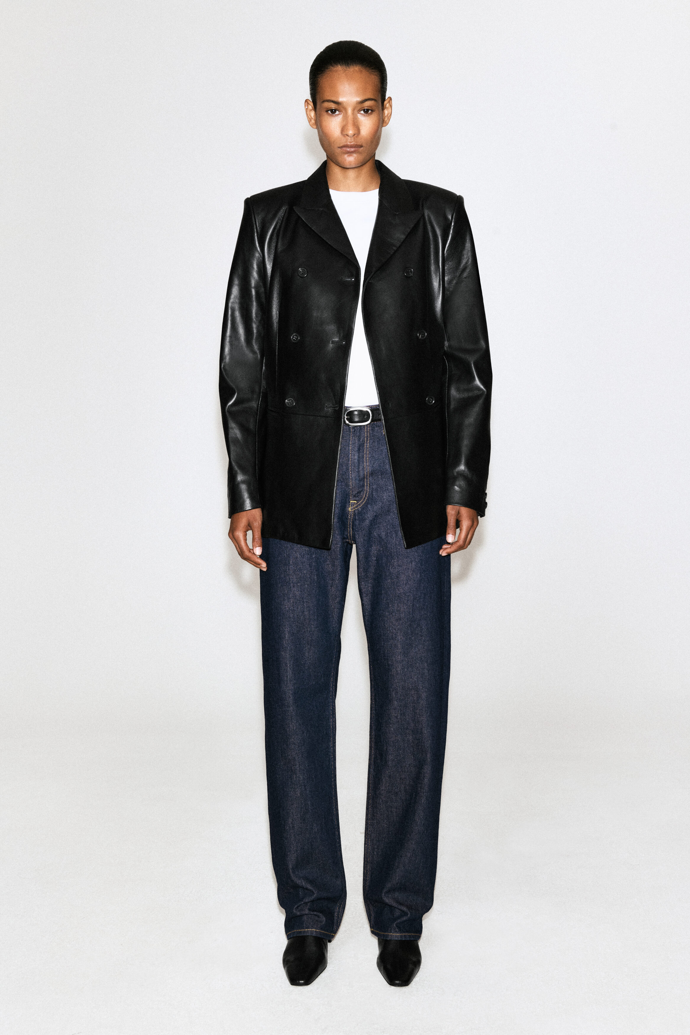 Chord Straight-Leg Jeans