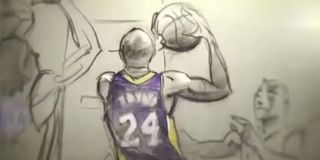 Kobe Bryant in Dear Basketball Short by Glen Keane 2017 screenshot