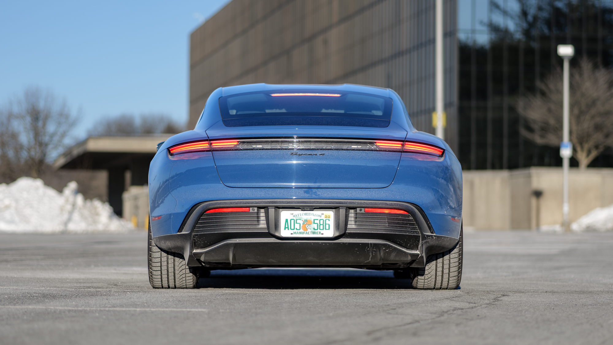 2025 Porsche Taycan test drive.