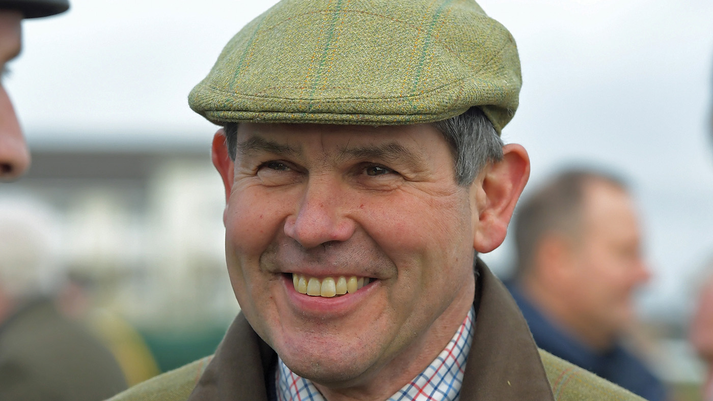 Race horse trainer SANDY THOMSON. THIS IMAGE IS SOURCED FROM AND MUST BE BYLINED "RACINGFOTOS.COM"