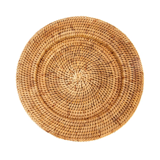 rattan charger plate