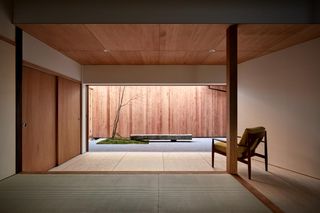 red hues in japanese house