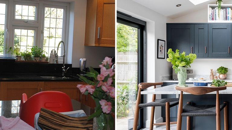 kitchen makeover before and after