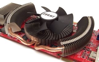 The cooler on MSI’s HD 4870