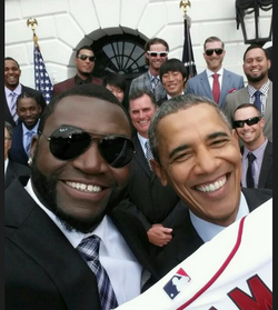 Big Papi's presidential selfie was a big marketing gimmick