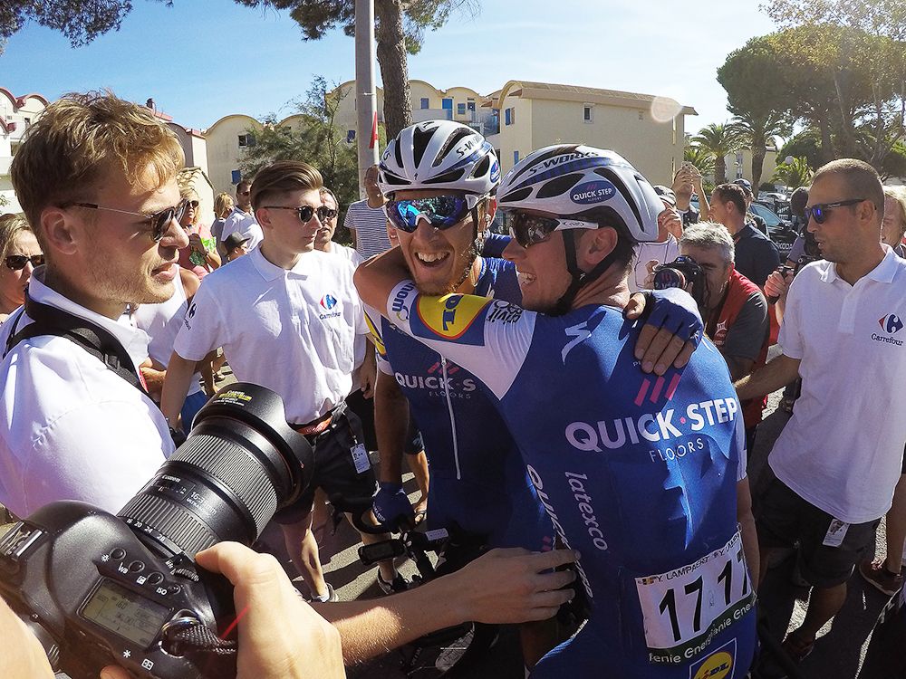 Yves lampaert and Matteo Trentin