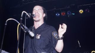 Mike Paton on stage with Tomahawk at the Astoria, London, March 10, 2002