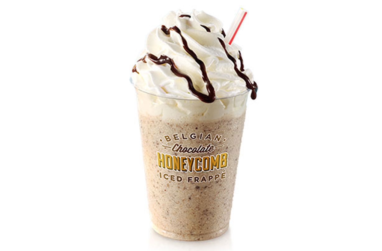 McDonald&#039;s Belgian Chocolate Honeycomb Iced Frappe