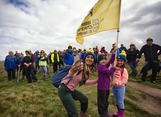 Anita Rani with fellow ramblers