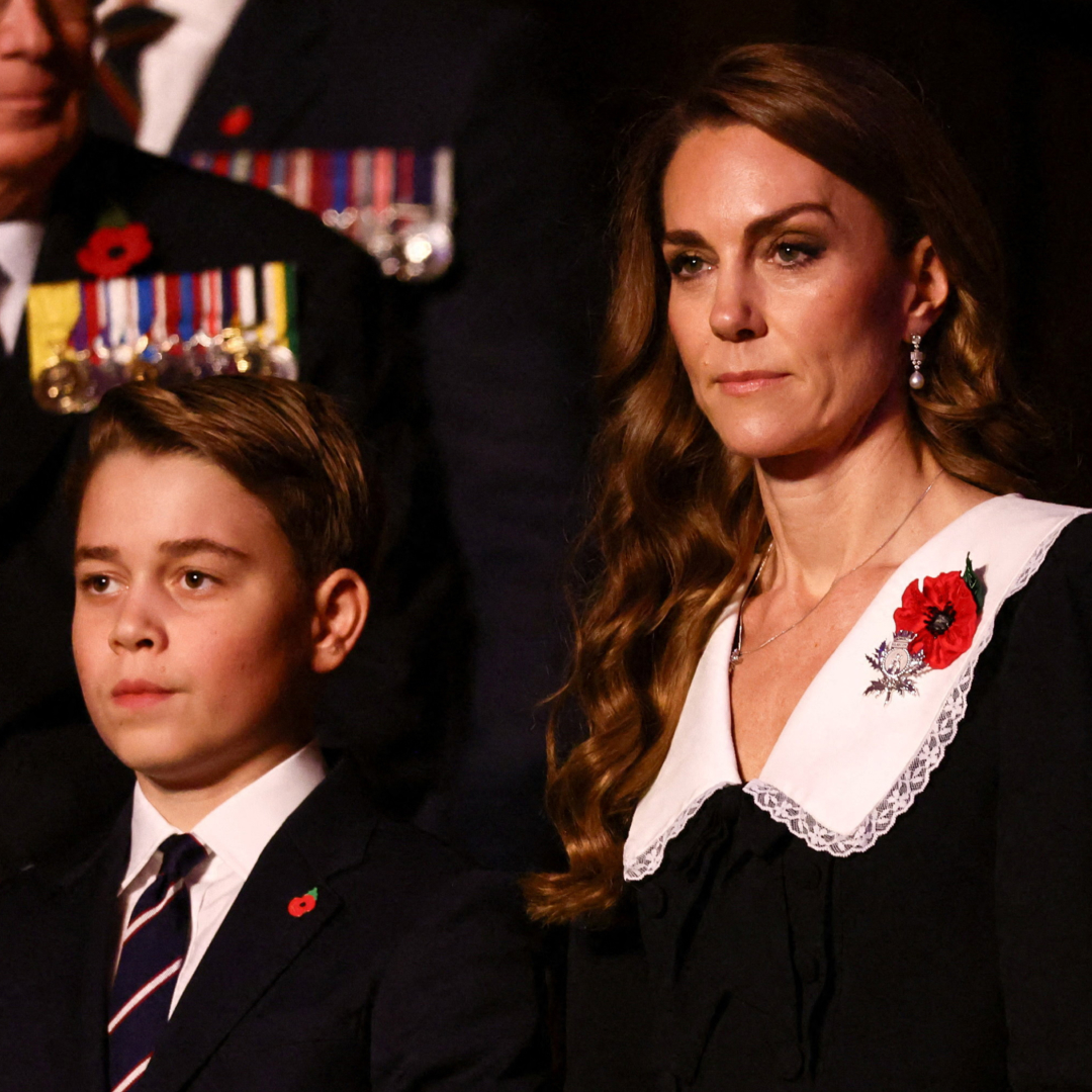 Prince George accompanies mom Kate Middleton to the Festival of Remembrance in November 2025, and royal fans have suggested Prince William, who was in Brazil for the Earthshot Prize, would have been proud