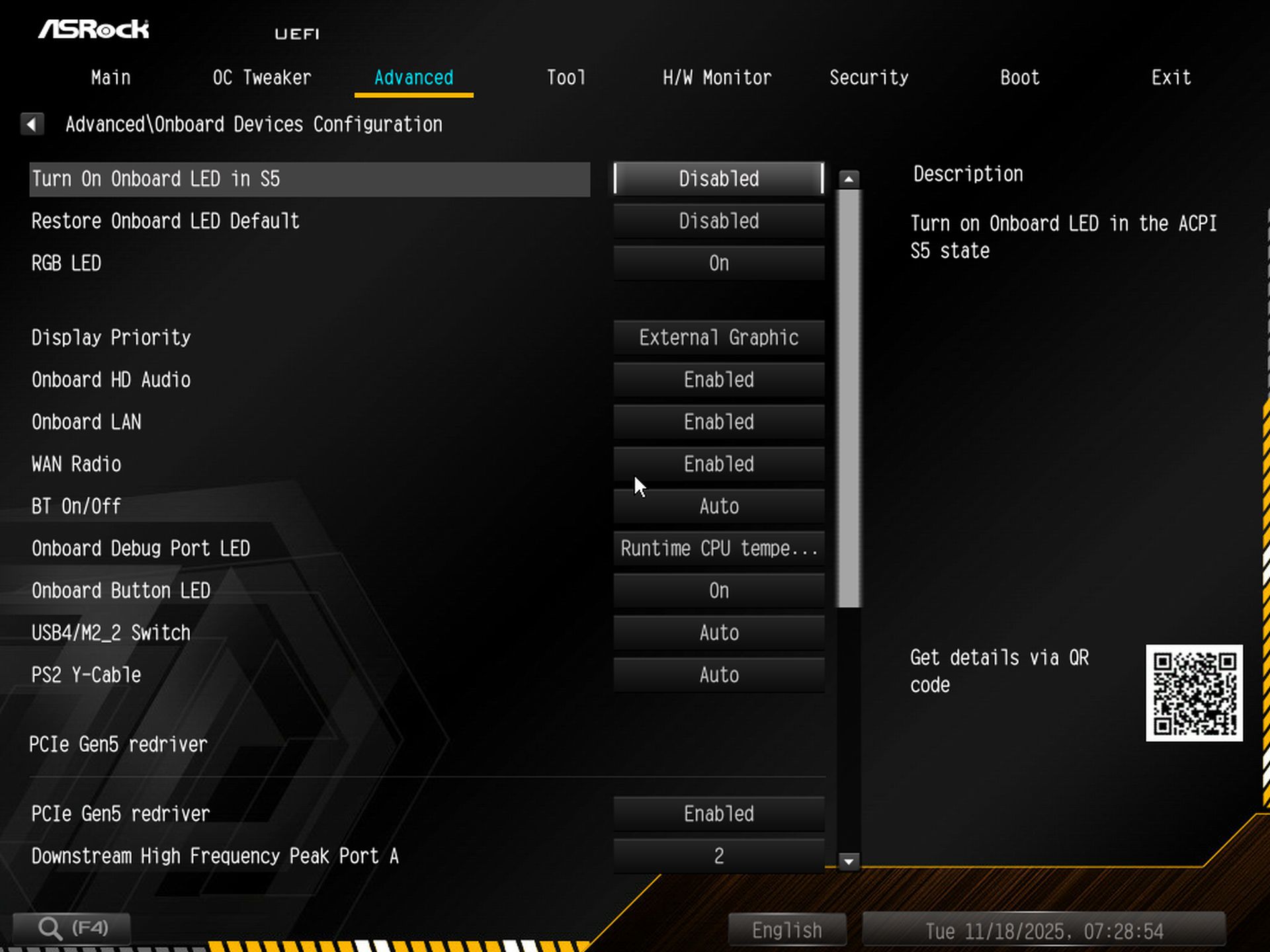 ASRock X870E Taichi OCF - BIOS