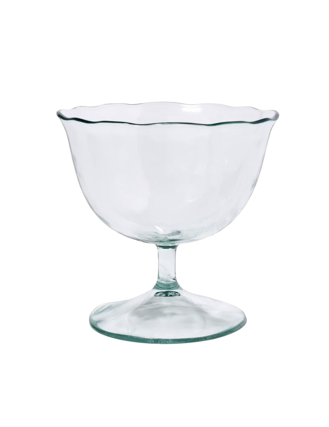 Acrylic Ruffled Clear Coupe
