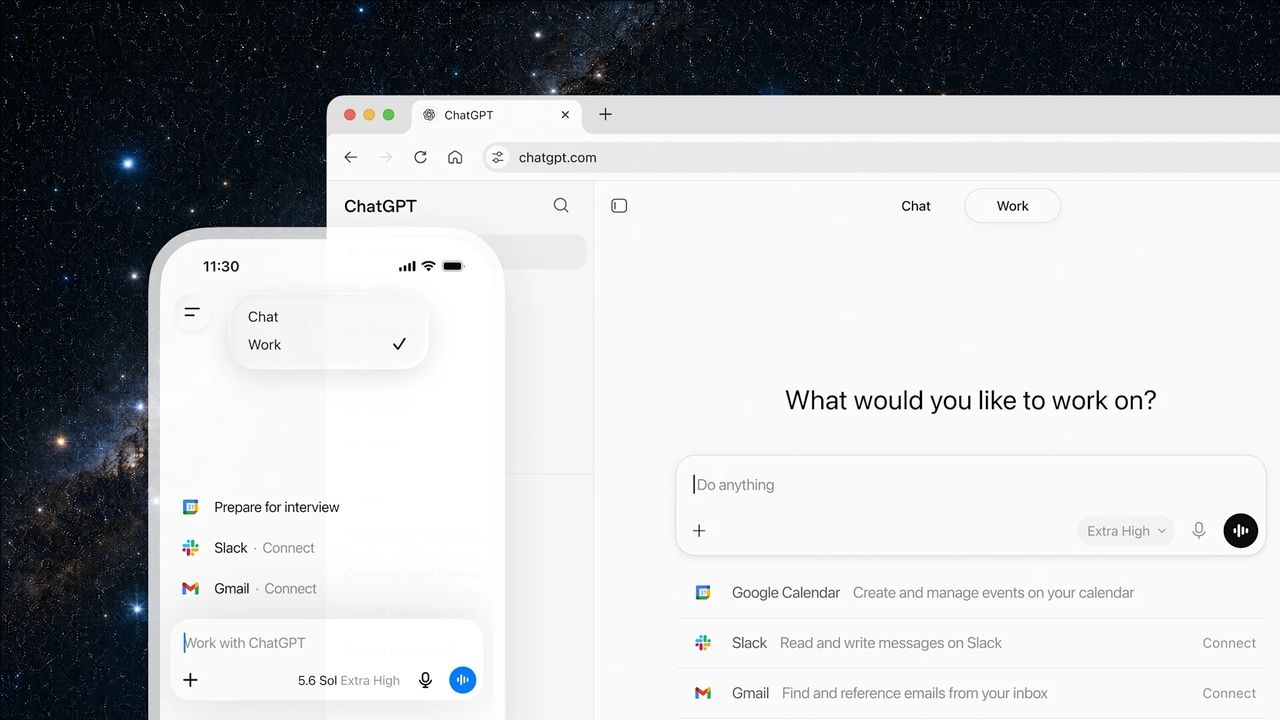 OpenAI unveils ChatGPT Work, an AI tool capable of handling workloads across finance, data analytics, engineering, and…