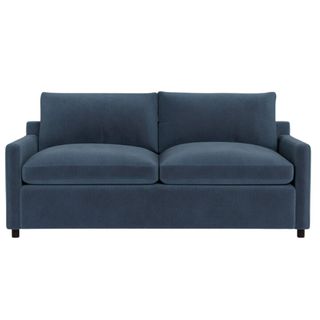 A blue sofa