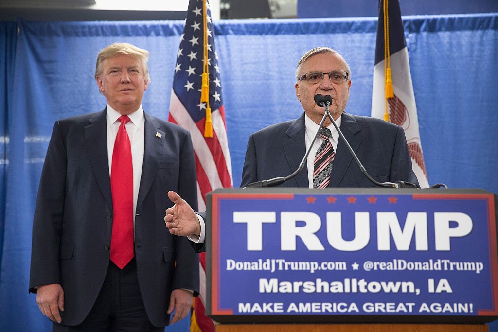 President Trump and Sheriff Joe Arpaio.