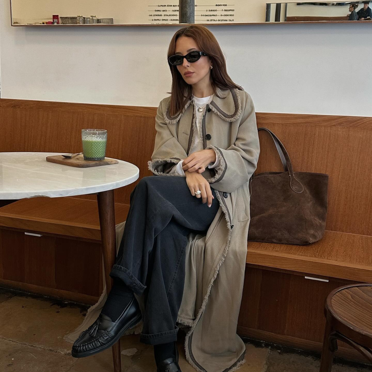 Jeans with loafers outfits