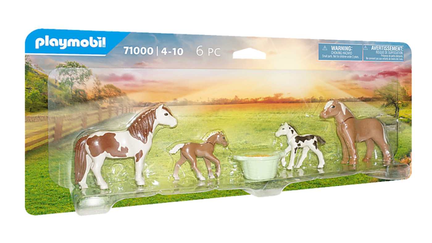 Playmobil Icelandic horse set