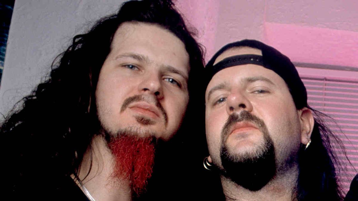 Dimebag Darrell and Vinnie Paul