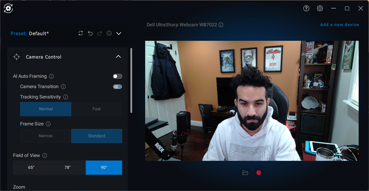Dell UltraSharp 90% FOV