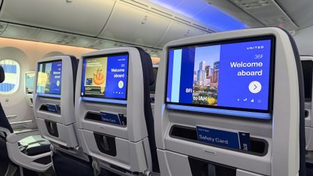 United Elevated 787-9 Economy