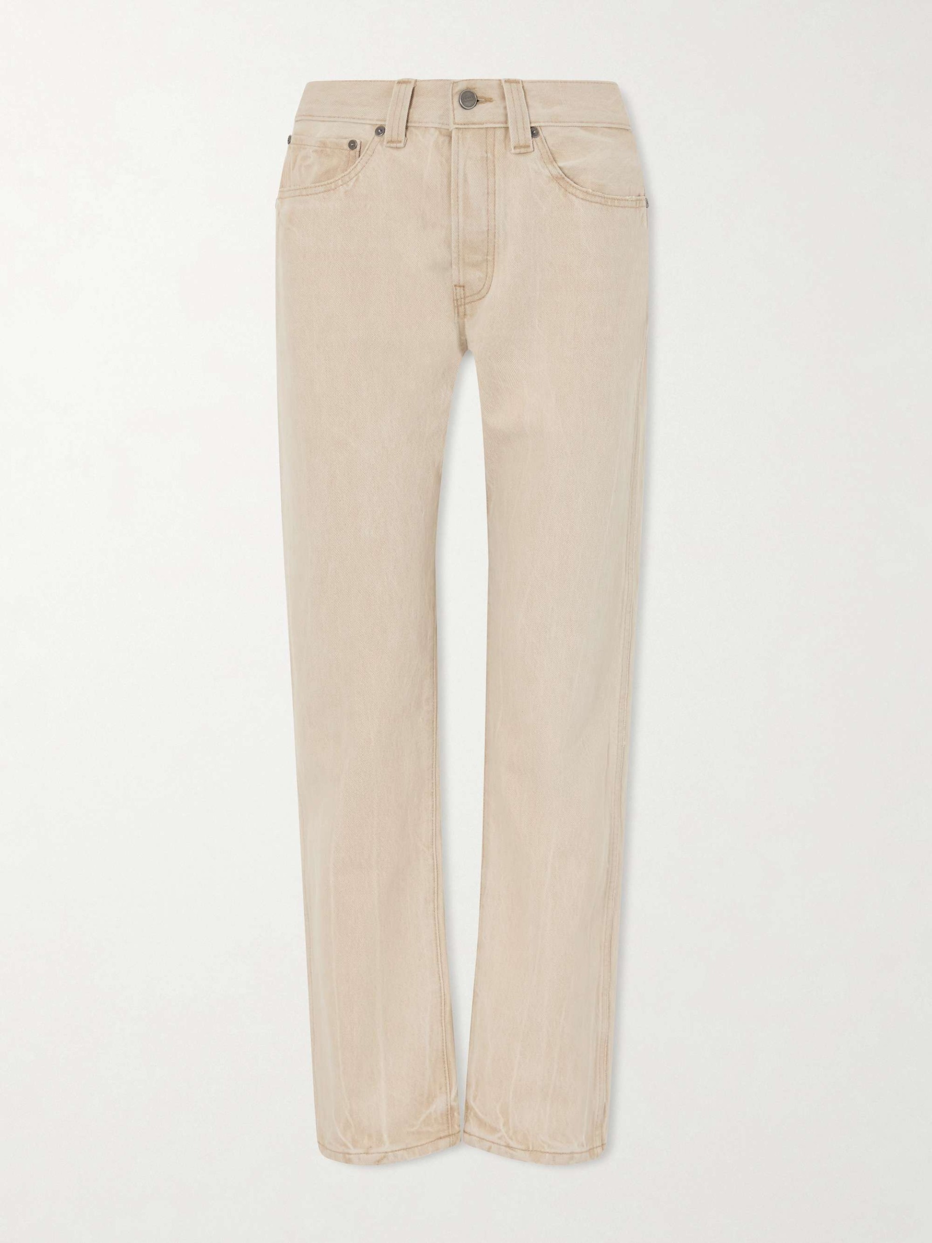 Callum Mid-Rise Straight-Leg Jeans