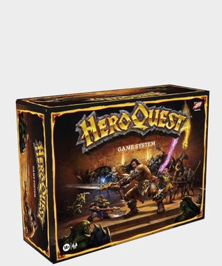 HeroQuest box on a plain background