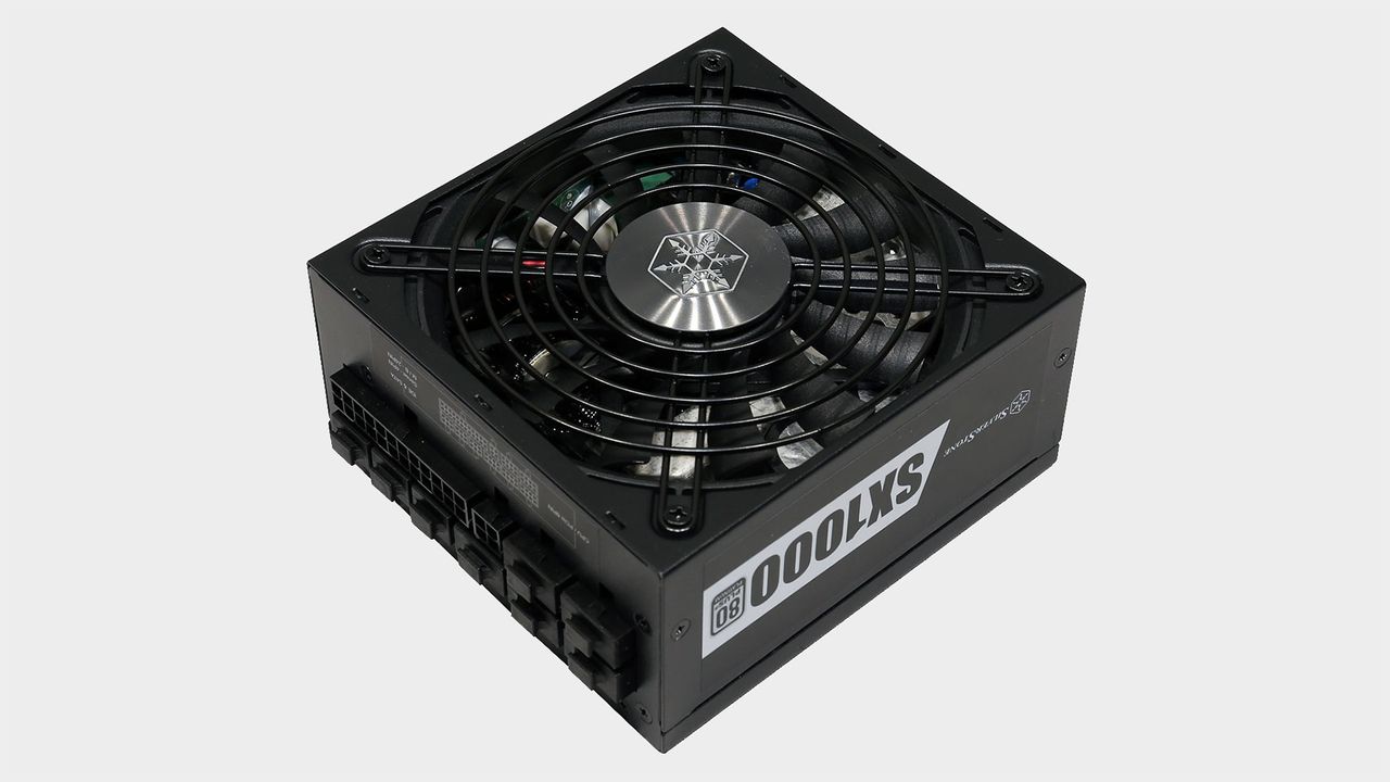 Silverstone SX1000 PSU from various angles.