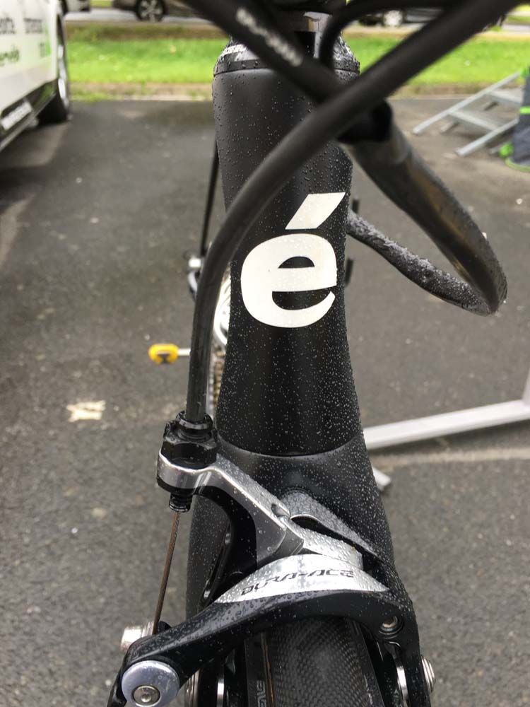 A detail from Mark Cavendish's Cervelo S5.