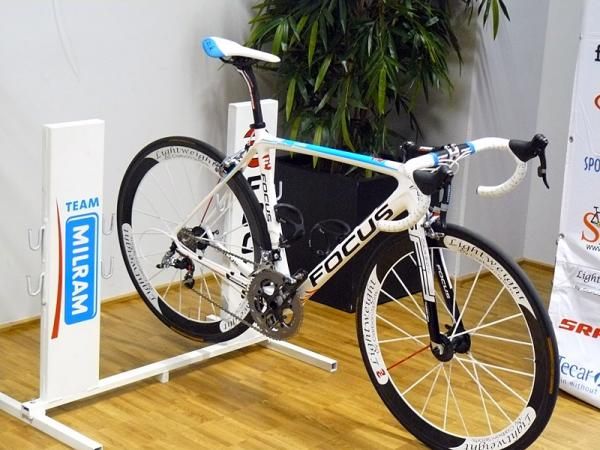 Team Milram's 2010 ride: a SRAM-equipped Focus.