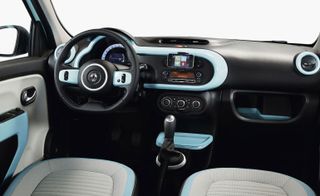 Inside of the Renault Twingo