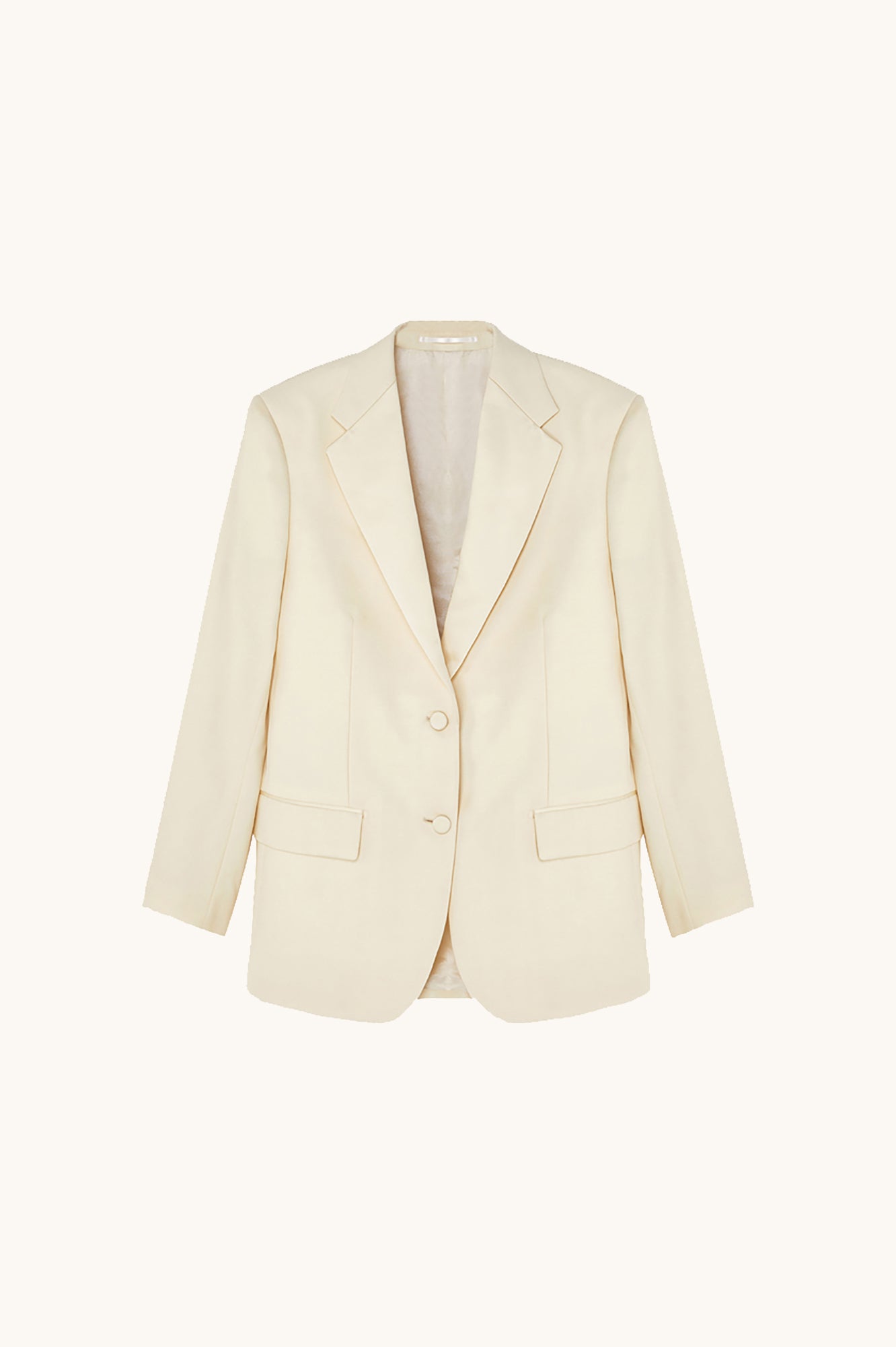 Bianca Tuxedo Jacket in Ivory