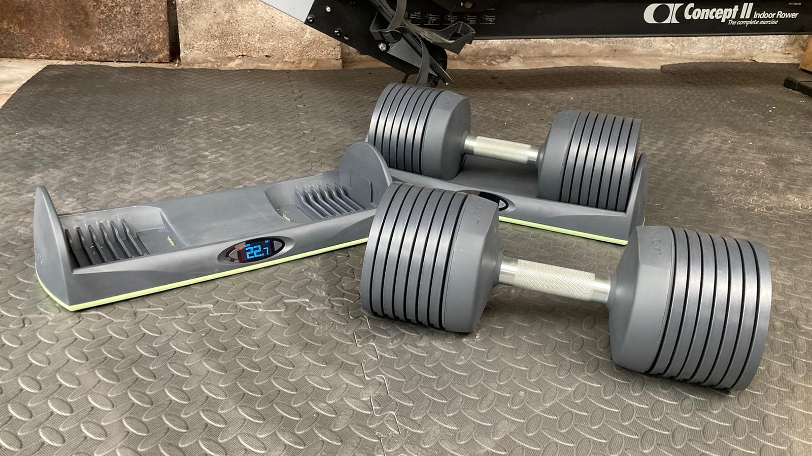 The JaxJox DumbbellConnect adjustable dumbbells