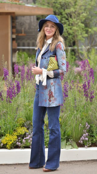 Trinny Woodall attends the Chelsea Flower Show press and VIP preview day at Royal Hospital Chelsea on May 20, 2013 in London, England