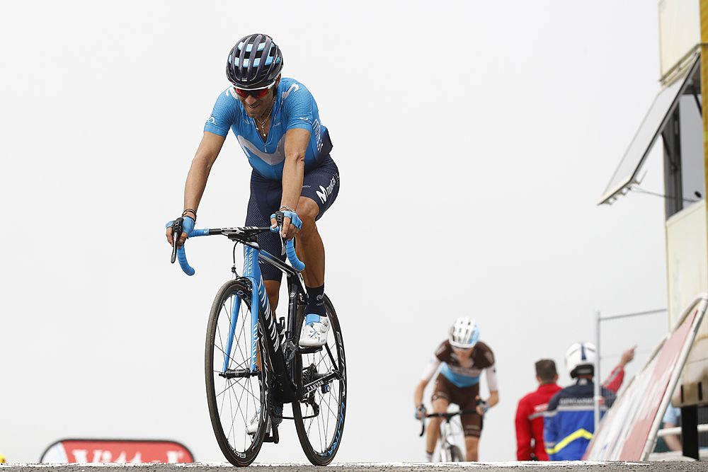 Tanel Kangert (Astana) in the day's breakaway finished 20th on stage 17
