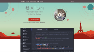 atom landing page