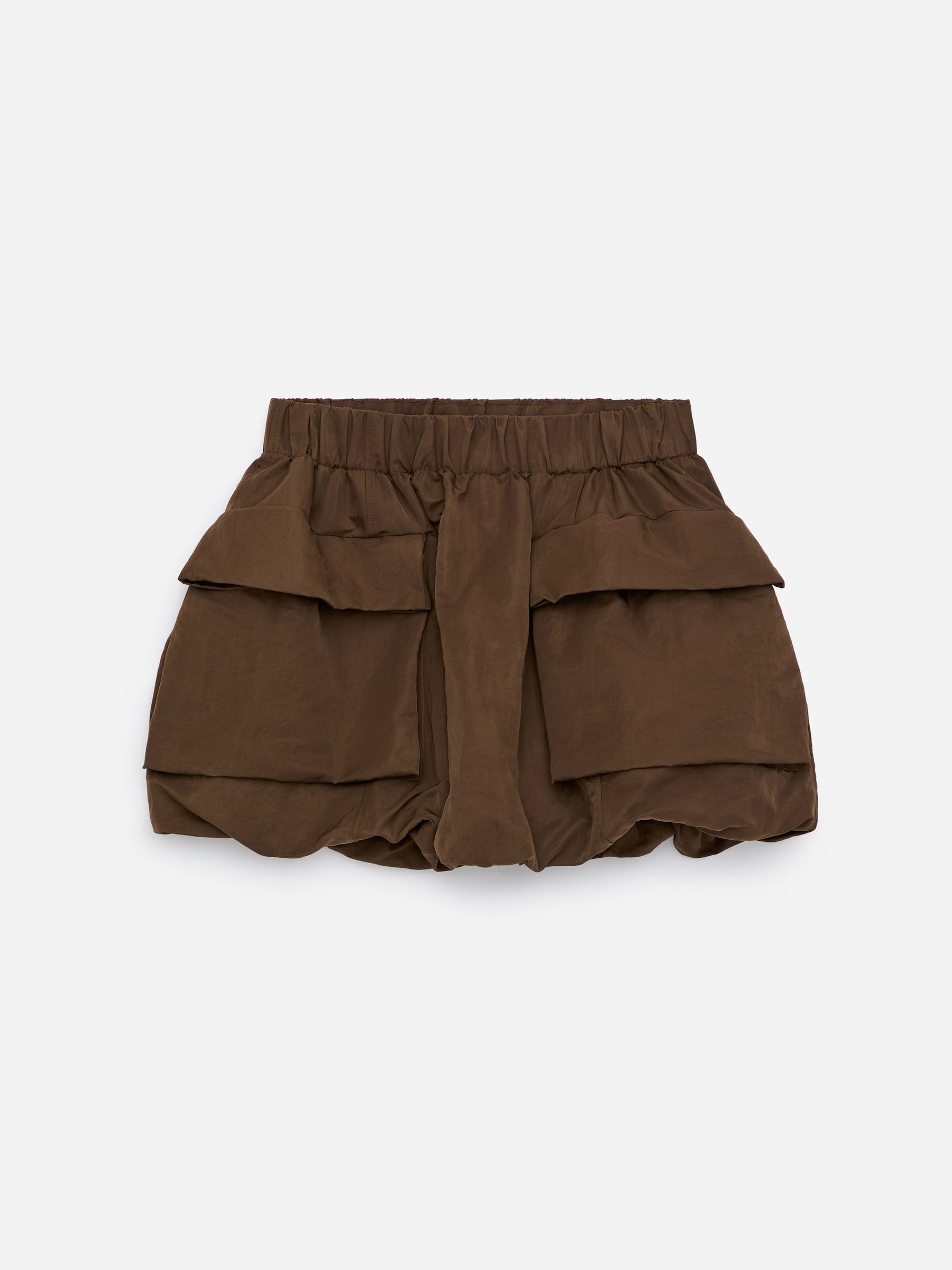 Mini Bubble Skirt &amp;ndash; Brown &amp;ndash; Women &amp;ndash; Arket Gb