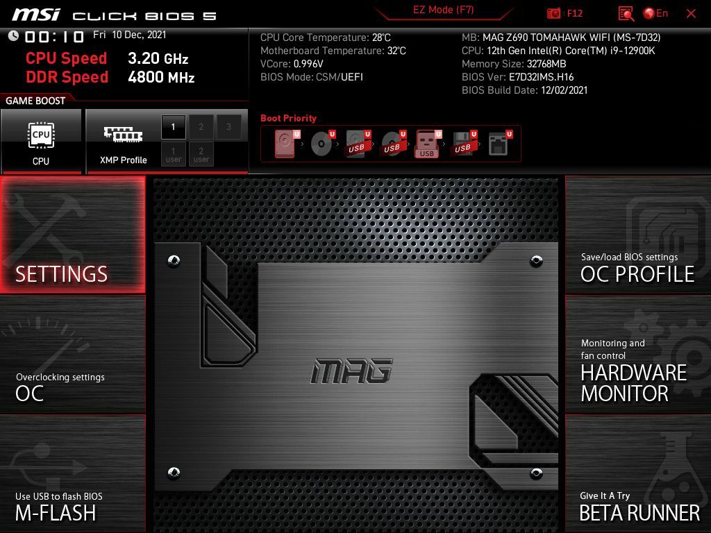 MSI MAG Z690 Tomahawk WIFI