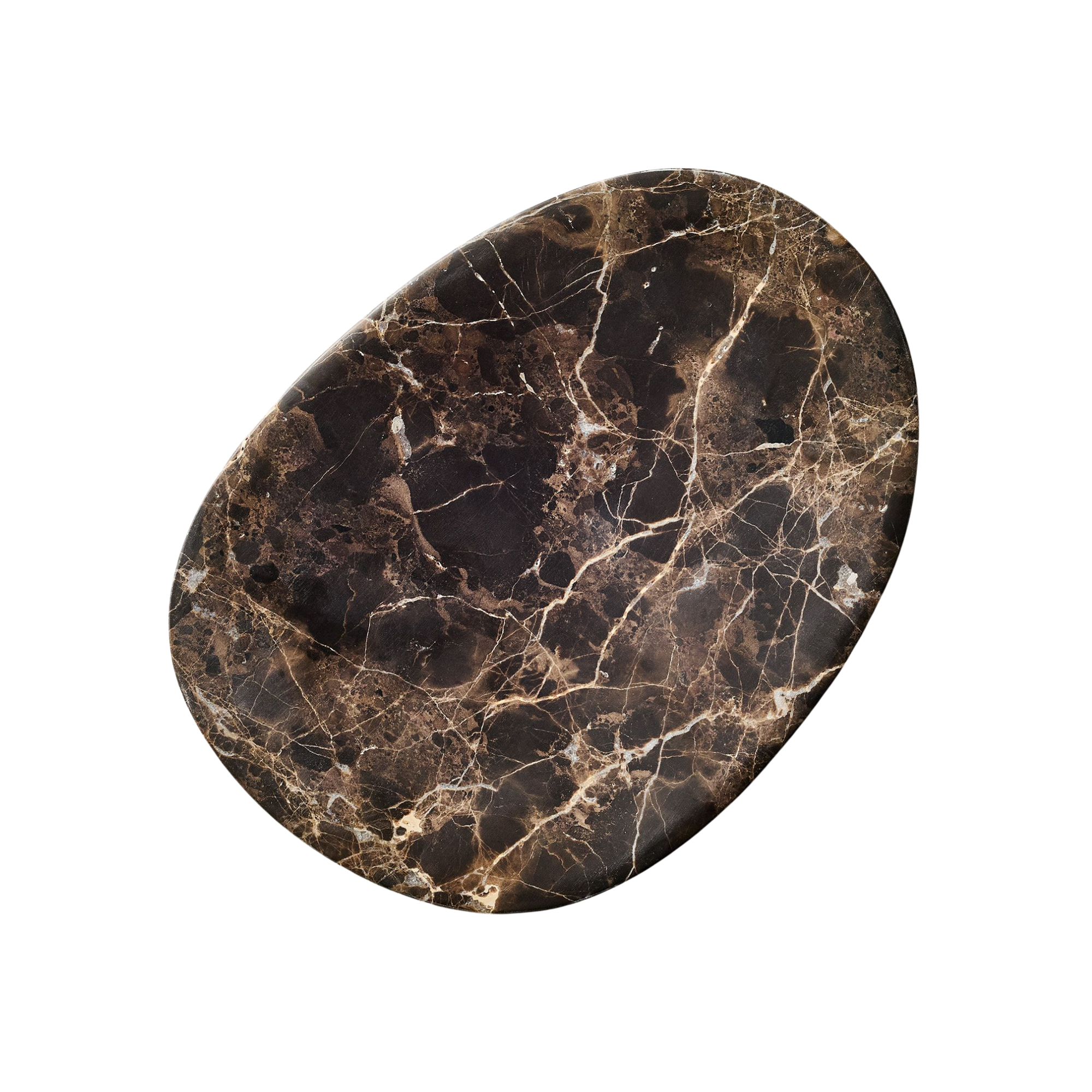 a marble brown and black catchall