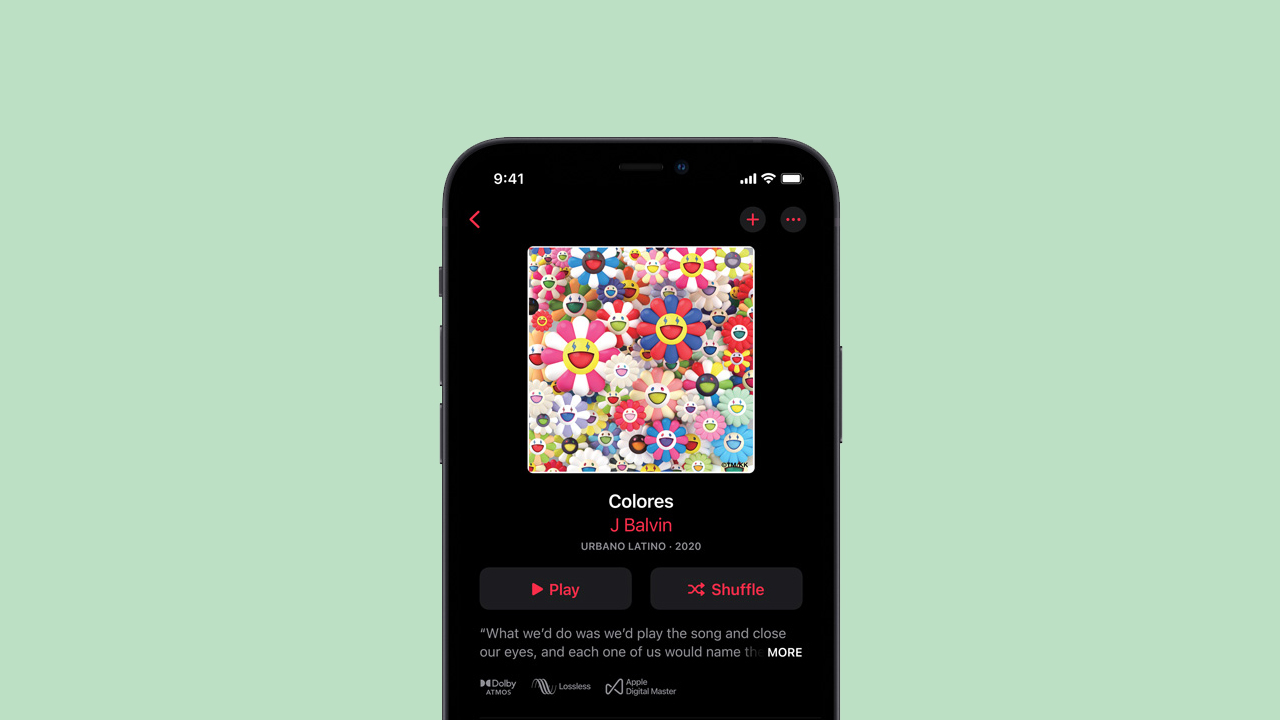 iphone menampilkan musik yang diputar di apple music