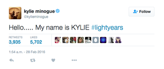 Kylie Minogue Kylie Jenner name feud