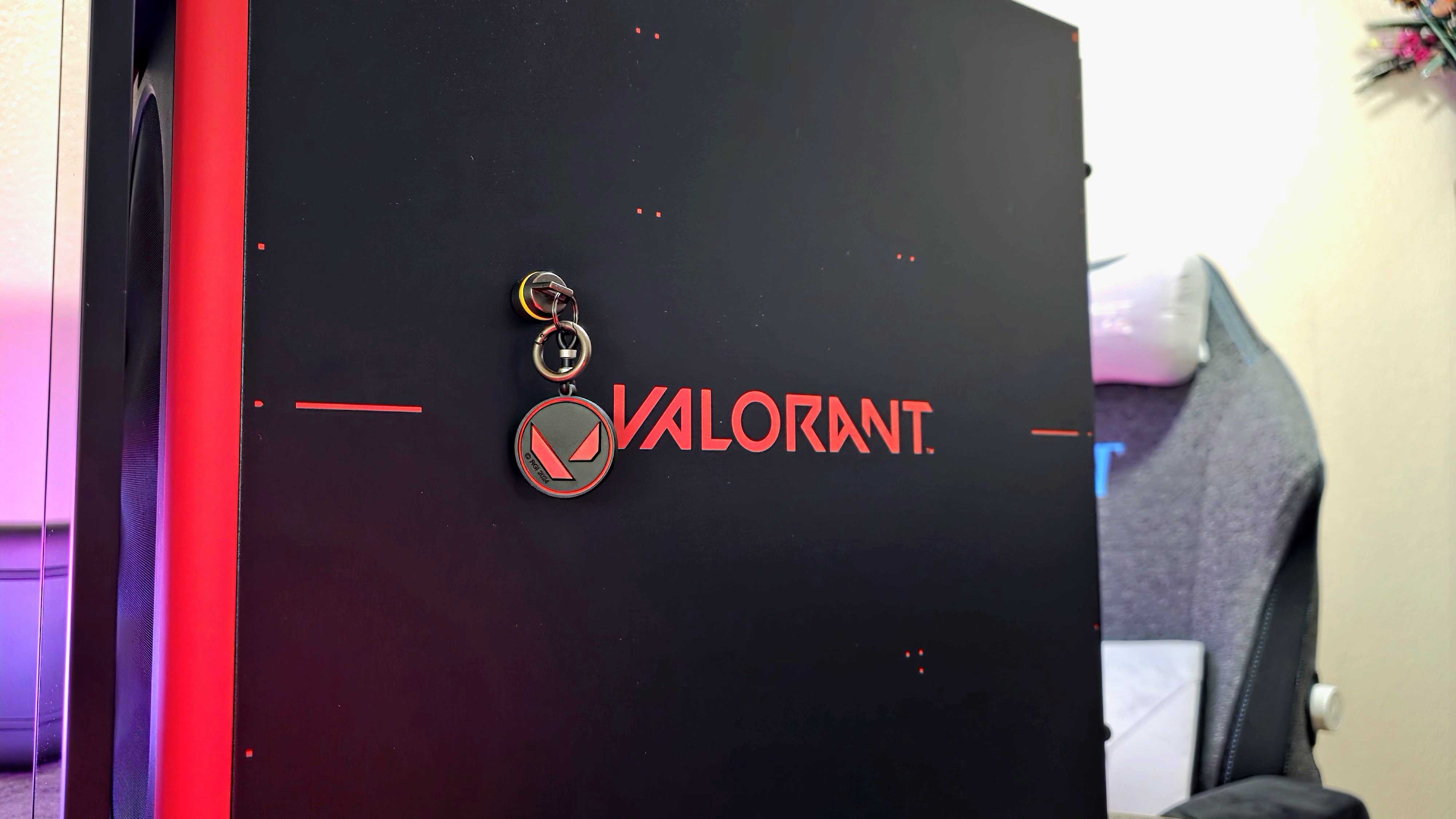 Image of the HP OMEN 35L VALORANT Limited Edition pre-built desktop gaming PC.