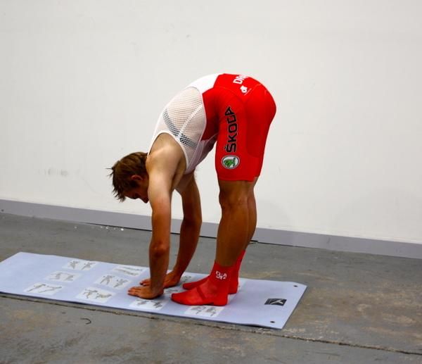 Malcolm Rudolph's flexibility was on show