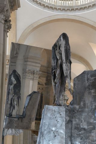 Installation view of artworks at ‘Berlinde De Bruyckere. City of Refuge III’, Abbazia di San Giorgio Maggiore, Venice, 20 April – 24 November 2024