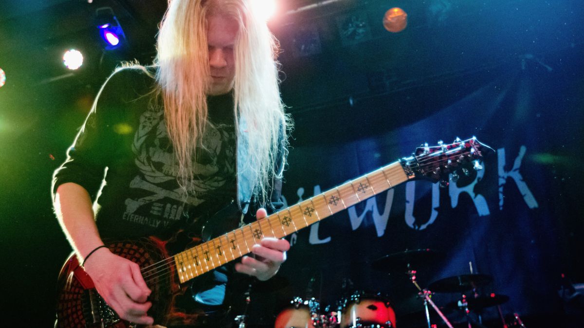 Guitarist Jeff Loomis performs at Slim&#039;s on April 5, 2013 in San Francisco, California.